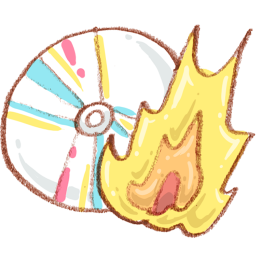 Hp burn Icon, Hp burn,Harmonia Pastelis,System