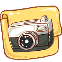 Hp folder camera photo Icon, Hp folder camera photo,Harmonia Pastelis,System