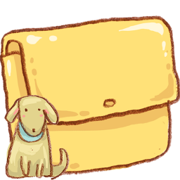 Hp folder dog Icon, Hp folder dog,Harmonia Pastelis,System