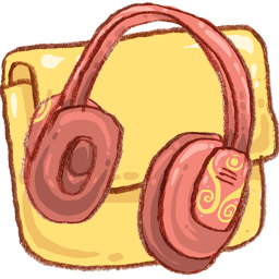 Hp folder music 2 Icon, Hp folder music 2,Harmonia Pastelis,System
