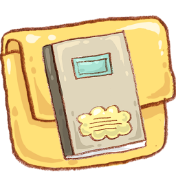 Hp folder notebook Icon, Hp folder notebook,Harmonia Pastelis,System