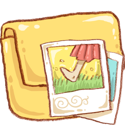 Hp folder photo 2 Icon, Hp folder photo 2,Harmonia Pastelis,System