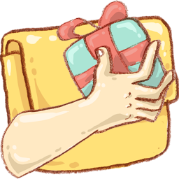 Hp folder share Icon, Hp folder share,Harmonia Pastelis,System