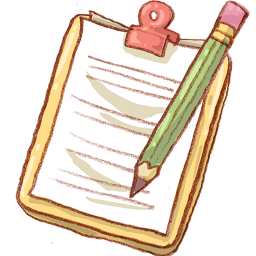 Hp notepad2 pencil Icon, Hp notepad2 pencil,Harmonia Pastelis,System