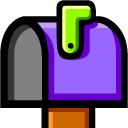 Kidcon Mailbox Icon, Kidcon Mailbox,Iconfactory 100th Set,System,
