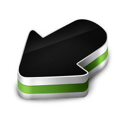Arrow Green Icon, Arrow Green,Iconfinder,System