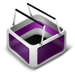 Cart Purple Icon, Cart Purple,Iconfinder,System
