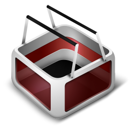 Cart Red Icon, Cart Red,Iconfinder,System
