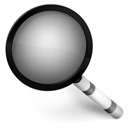 Magnify Black Icon, Magnify Black,Iconfinder,System
