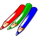 colorize Icon, colorize,Kde for Kids Actions,System,