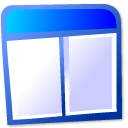 view left right Icon, view left right,Kde for Kids Actions,System,