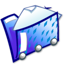 folder blue Icon, folder blue,Kde for Kids Filesystems,System,