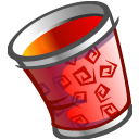 trashcan empty Icon, trashcan empty,Kde for Kids Filesystems,System,