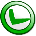 Button ok Icon, Button ok,Kids Icons,System,