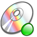 Cdrom mount Icon, Cdrom mount,Kids Icons,System,