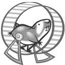Click n run grey Icon, Click n run grey,Kids Icons,System,