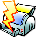 File quick print Icon, File quick print,Kids Icons,System,