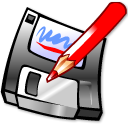 File save as Icon, File save as,Kids Icons,System,