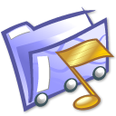Folder music Icon, Folder music,Kids Icons,System,