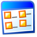 View multi column Icon, View multi column,Kids Icons,System,