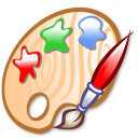 X paint Icon, X paint,Kids Icons,System,