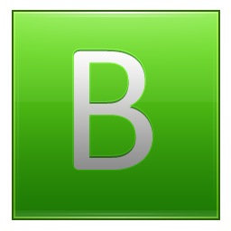 Letter B lg Icon, Letter B lg,Multipurpose Alphabet,System