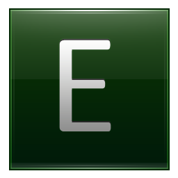 Letter E dg Icon, Letter E dg,Multipurpose Alphabet,System