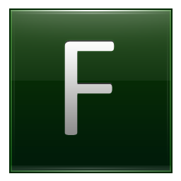 Letter F dg Icon, Letter F dg,Multipurpose Alphabet,System