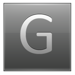 Letter G grey Icon, Letter G grey,Multipurpose Alphabet,System