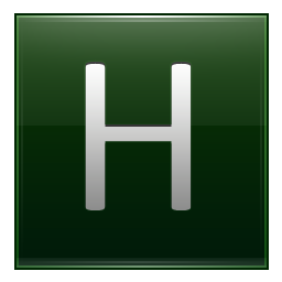 Letter H dg Icon, Letter H dg,Multipurpose Alphabet,System