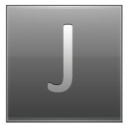 Letter J grey Icon, Letter J grey,Multipurpose Alphabet,System