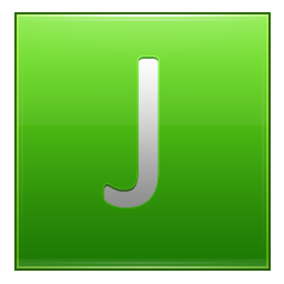 Letter J lg Icon, Letter J lg,Multipurpose Alphabet,System