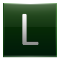 Letter L dg Icon, Letter L dg,Multipurpose Alphabet,System