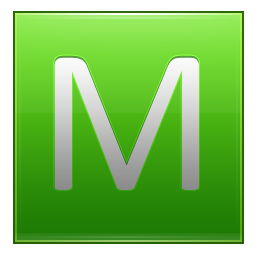 Letter M lg Icon, Letter M lg,Multipurpose Alphabet,System