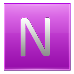 Letter N pink Icon, Letter N pink,Multipurpose Alphabet,System