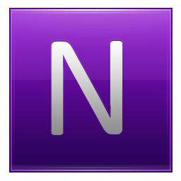 Letter N violet Icon, Letter N violet,Multipurpose Alphabet,System