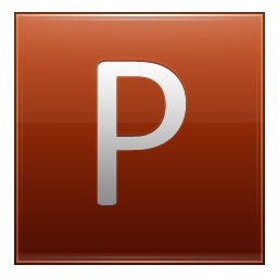 Letter P orange Icon, Letter P orange,Multipurpose Alphabet,System