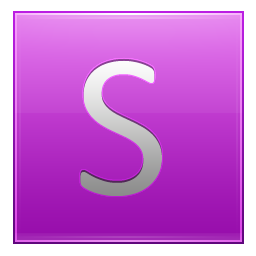 Letter S pink Icon, Letter S pink,Multipurpose Alphabet,System