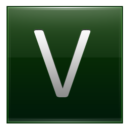 Letter V dg Icon, Letter V dg,Multipurpose Alphabet,System