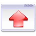 Action window fullscreen Icon, Action window fullscreen,NuoveXT 2,System