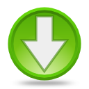 Actions arrow down Icon, Actions arrow down,NuoveXT 2,System
