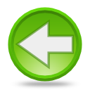Actions arrow left Icon, Actions arrow left,NuoveXT 2,System