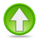Actions arrow up Icon, Actions arrow up,NuoveXT 2,System