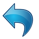 Actions blue arrow undo Icon, Actions blue arrow undo,NuoveXT 2,System