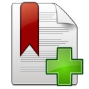 Actions bookmark add Icon, Actions bookmark add,NuoveXT 2,System