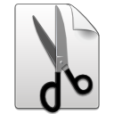 Actions cut Icon, Actions cut,NuoveXT 2,System
