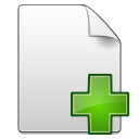 Actions document new Icon, Actions document new,NuoveXT 2,System