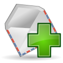 Actions mail new Icon, Actions mail new,NuoveXT 2,System