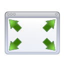 Actions window fullscreen Icon, Actions window fullscreen,NuoveXT 2,System
