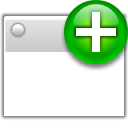 Actions window new Icon, Actions window new,NuoveXT 2,System